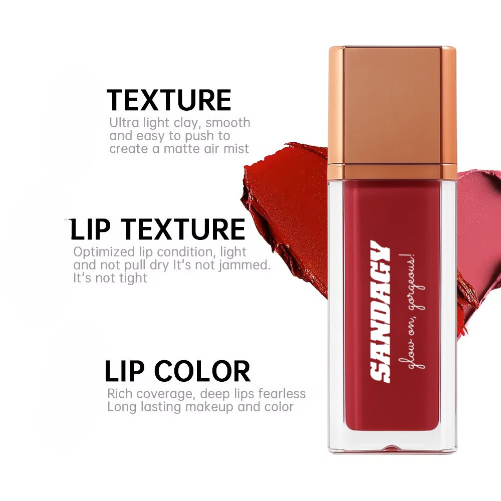 Sandagy Matte Fluid Velvet Lip Color
