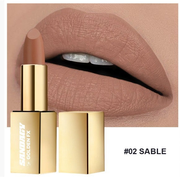 Sandagy Golden FX Lipstick – Hydrating Lipstick with Hyaluronic Acid