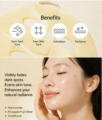 Sandagy Radiance Boost Niacinamide Face Mask - Brightening &amp; Dark Spot
