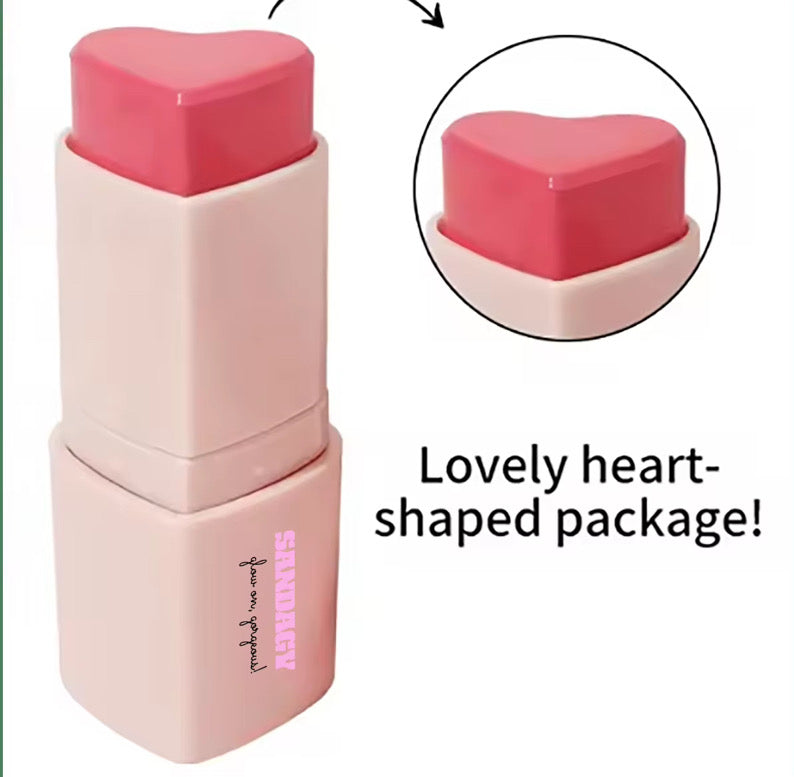 Heart blush stick