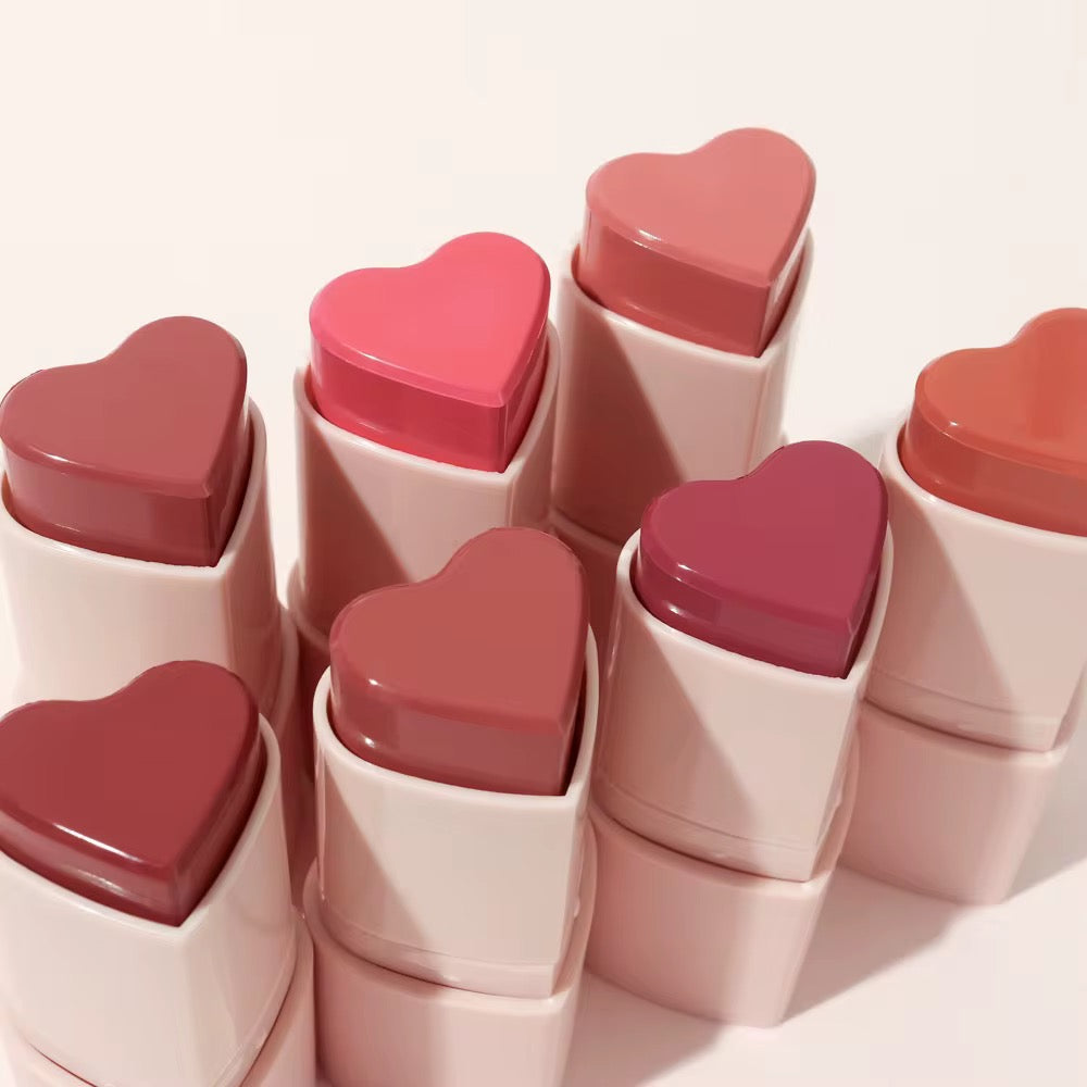 Heart blush stick