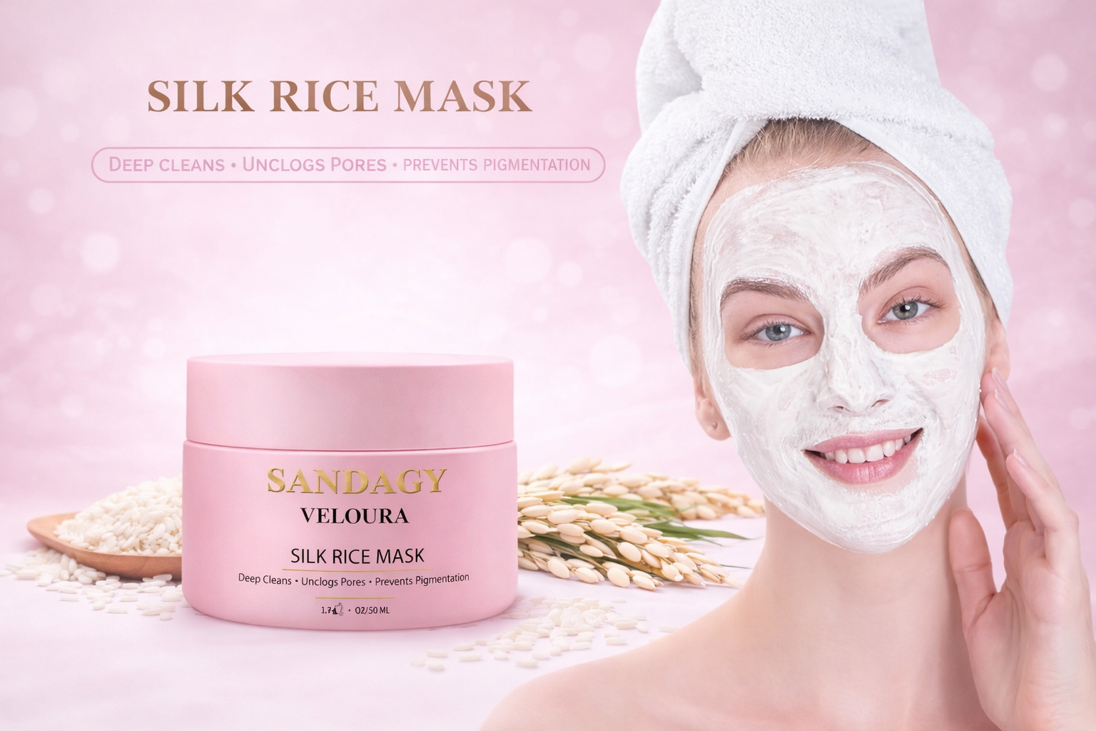 Silk Rice Mask