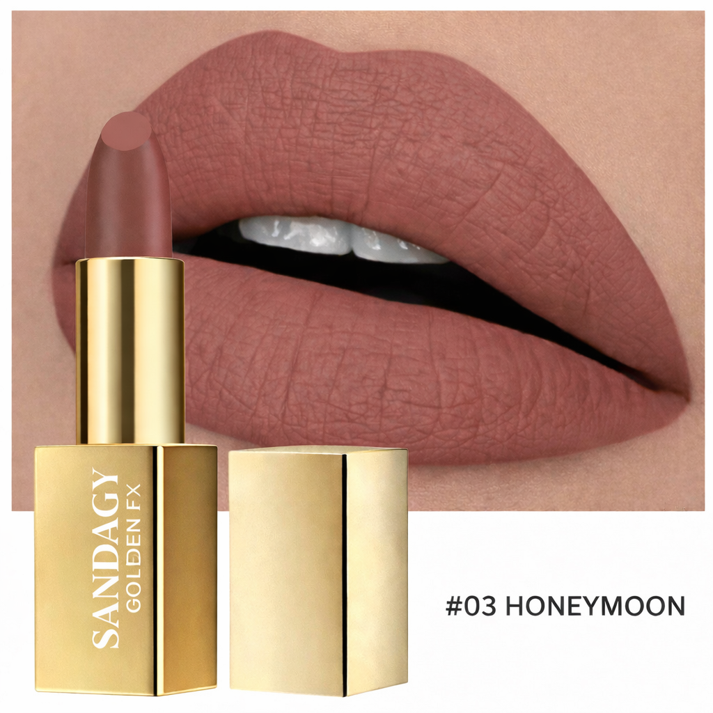 Sandagy Golden FX Lipstick – Hydrating Lipstick with Hyaluronic Acid
