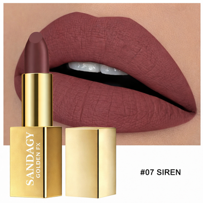 Sandagy Golden FX Lipstick – Hydrating Lipstick with Hyaluronic Acid