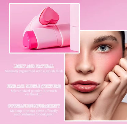 Heart blush stick